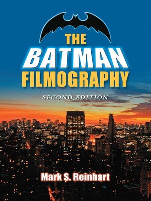 cover image of The Batman Filmography, 2d ed.